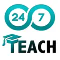24/7 TEACH logo