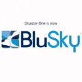 Disaster One is now BluSky logo