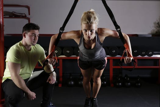 Woman doing exercise