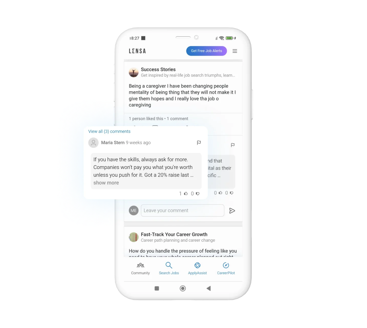 Career Community Lensa